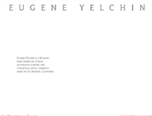Tablet Screenshot of eugeneyelchin.com